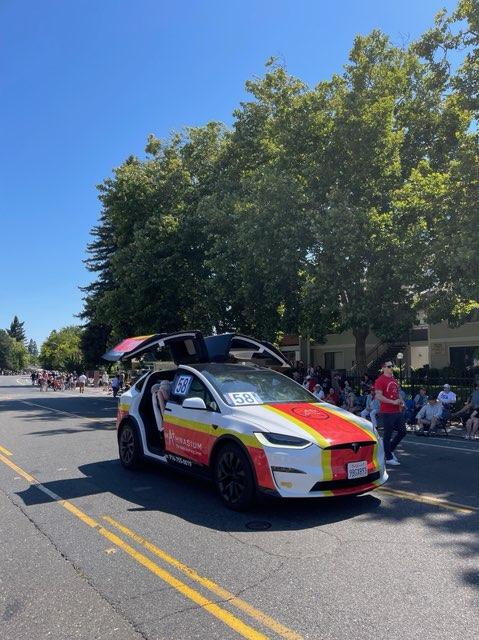 Decorated float in the 2024 Pocket Parade